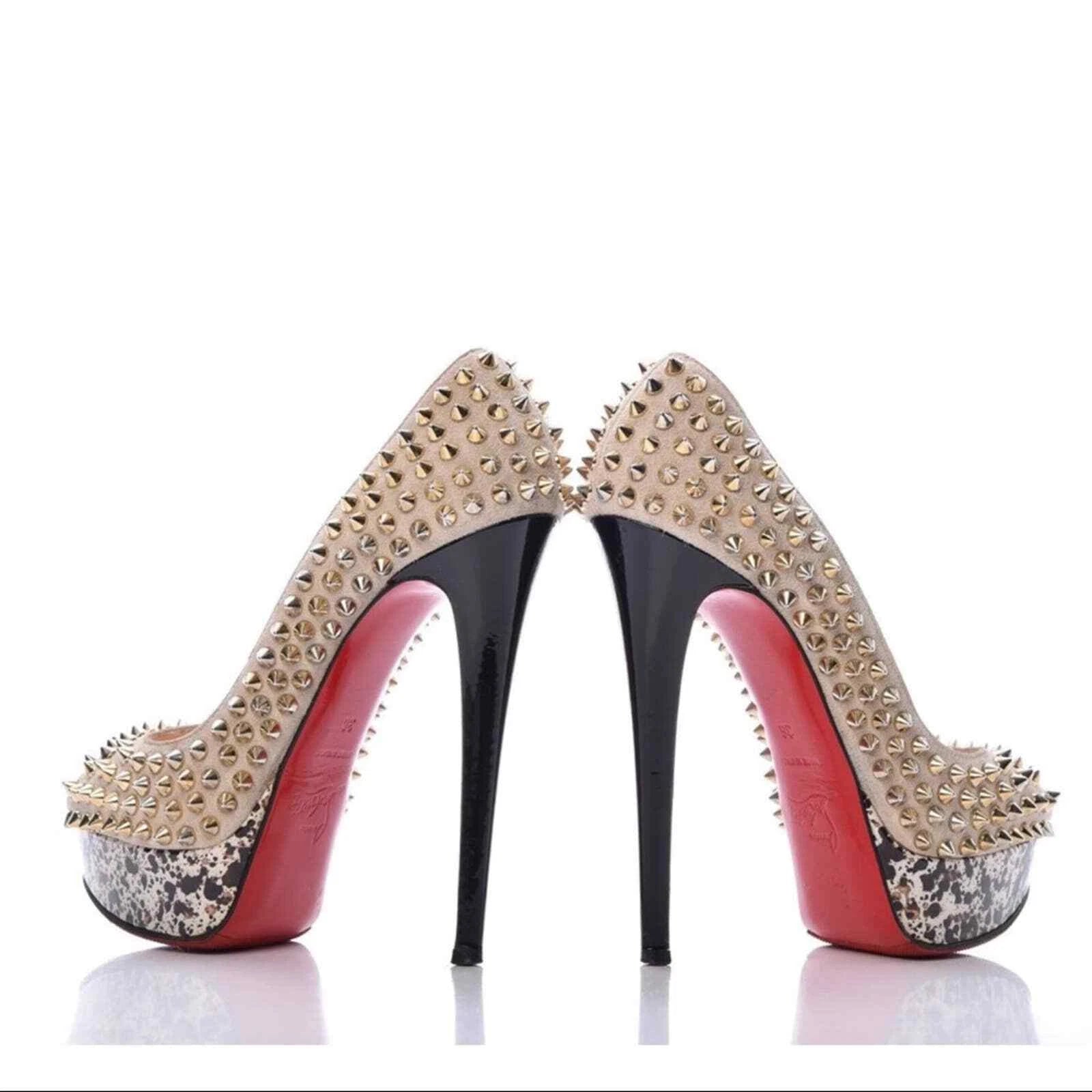 Christian Louboutin Lady Peep Spike décolleté